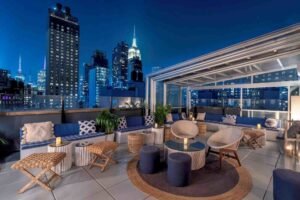 Hilton Fashion District Rooftop Bar