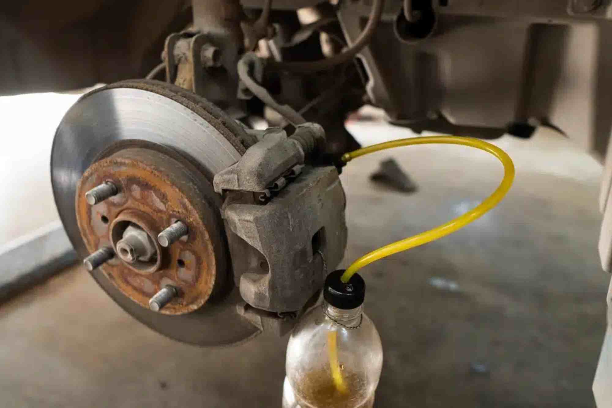 Flushing Out Brake Fluid