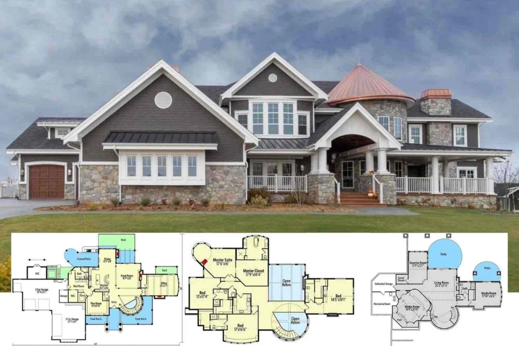 Two Story Home Floor Plans