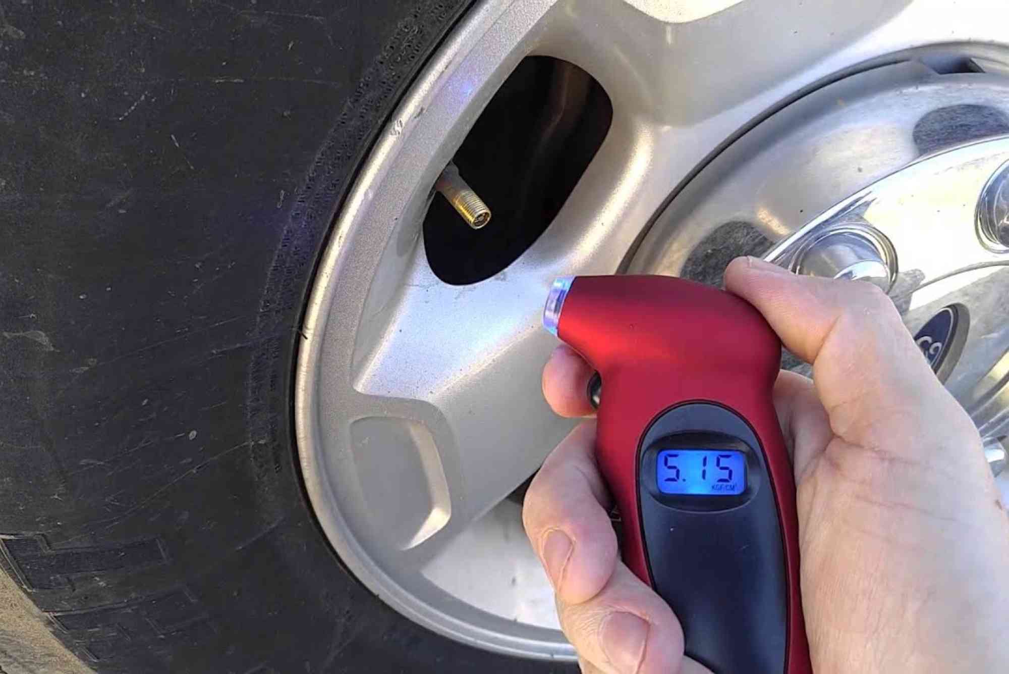 Gas Station Tire Pressure Gauge