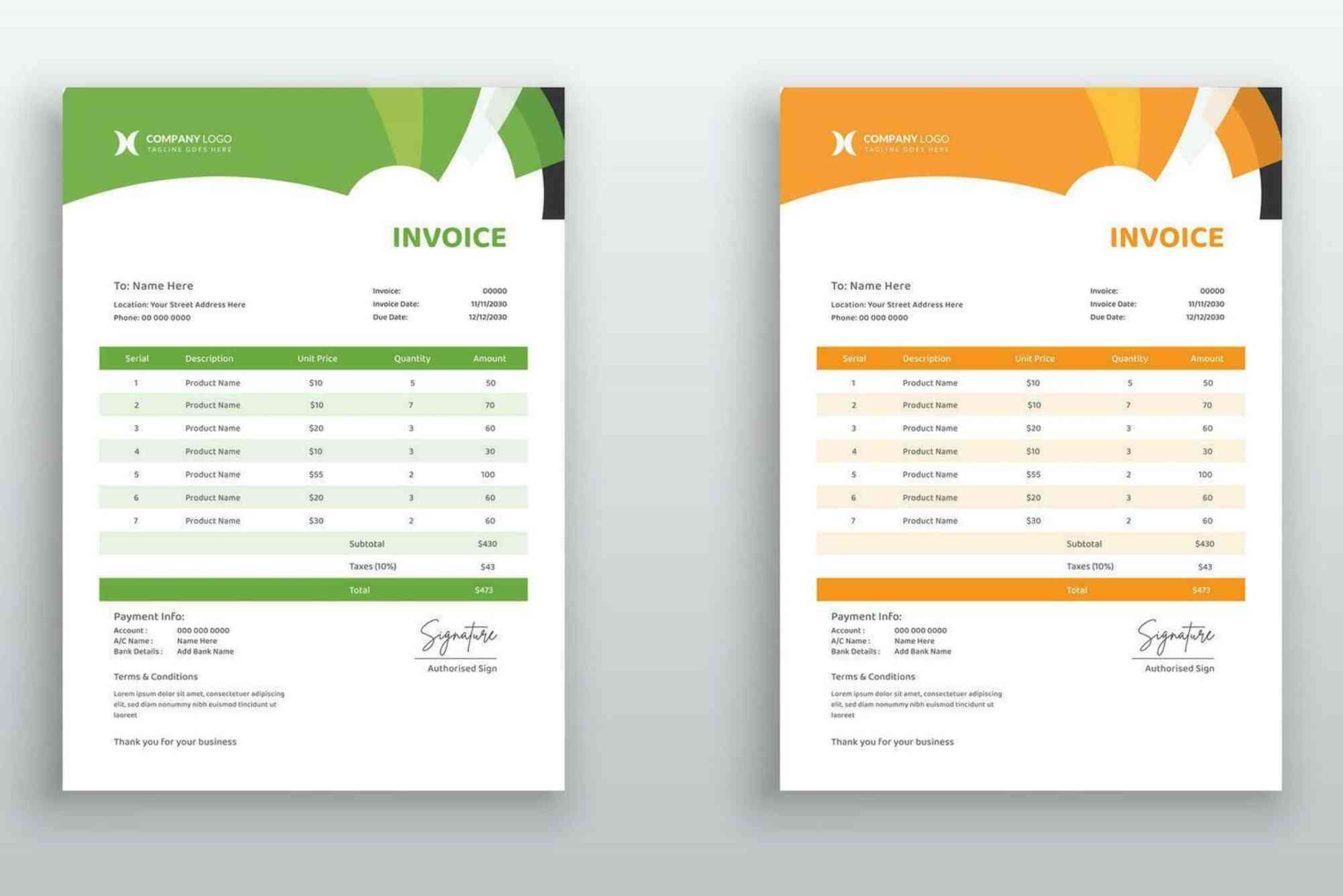 Quotation Invoice